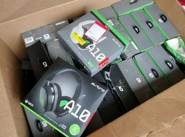 Lot of 44 ASTRO A10 Gaming Headset - Black/Green/White - Untested &amp; Uninspected - £239.75 GBP