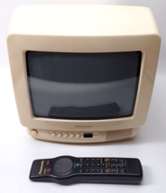 Panasonic CT-9R11CA 10&quot; Color Television 1999 White Gaming CRT TV-VTG w ... - $100.80