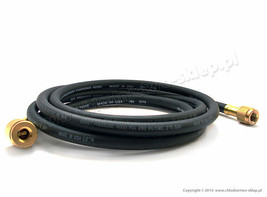 Hose 250 cm automatic shut-off valve 1/4&quot; SAE Mastercool 46964 black ???... - $266.51