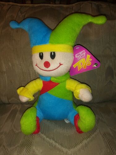 Sugar Loaf Toys Jester Clown Plush 11" Stuffed Animal Toy 2012 NEN National... - $19.79