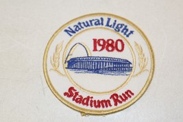 VTG 1980 Natural Light Stadium Run 4&quot; Patch Anheuser Busch St. Louis MO ... - $5.93
