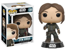 Star Wars Rogue One Jyn Erso Vinyl Pop Figure Toy #138 Funko New Mint In Box - £6.95 GBP