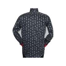 Men Shirt J.Valintin Turkey Usa Egyption Cotton Axxess Style 4S96-03 Black image 8