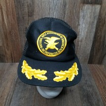 VTG NRA Trucker Hat W Scrambled Eggs Mesh Snap Back Hat Cap - £15.53 GBP