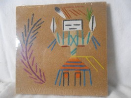 Native American Navajo Sand painting Yei 4&quot; x 4&quot; New Sealed - $7.25