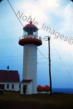 1971 Lighthouse on Gulf of St. Lawrence, Cap Madeleine Quebec 35mm Slide - £3.16 GBP