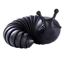 anti-release flexible snail finger fidget slug toy-black - $15.00