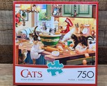 Buffalo CATS Jigsaw Puzzle - KITTEN KITCHEN CAPERS - 750 Piece - SHIPS FREE - £15.21 GBP