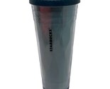 Starbucks Tumbler 2012 Venti Cold Cup Chiseled Prism Lid 24oz Coffee Teal - $17.22