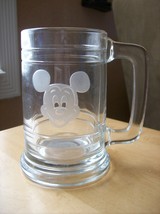 Disney Mickey Mouse Clear Glass Stein  - £11.02 GBP