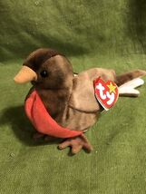 Ty Beanie Babies Early the Robin with Hang tag - $12.64