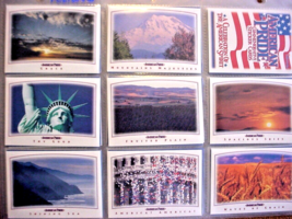 Complete Set American Pride-45 ex/mt cards in pages w/3 wrappers - $10.00