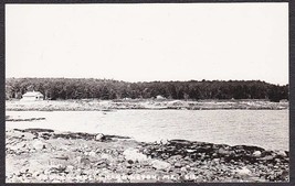 Harrington Maine RPPC Buildings & Waterfront Scene Postcard #612 - £9.63 GBP