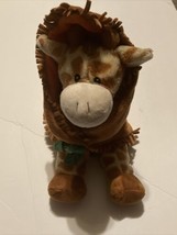 Fiesta Infant Giraffe 10&quot; Lovey Blanket Plush Stuffed Animal Travel Toy  - £10.03 GBP