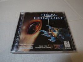 Final Conflict win real time combat strategy game disc TEEN Win 95 CD rom RARE - £5.74 GBP