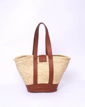 Timeless Elegance: Moroccan Basket Handbag for Market Treasures - £67.78 GBP