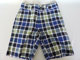 Janie and Jack Plaid Shorts Seaside Village On the Boardwalk Adjustable Waist 4 - £24.03 GBP