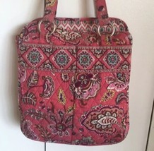 Vera Bradley Womens Printed Fabric Shoulder Bag Preowned floral  - $21.88