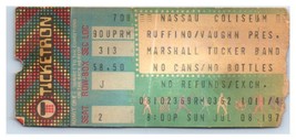 Marshall Tucker Bande Concert Ticket Stub Juillet 8 1979 Uniondale New York - $44.54