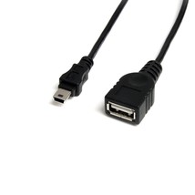 StarTech.com 1 ft Mini USB 2.0 Cable - USB A to Mini B F/M - USB cable - USB (F) - $16.99