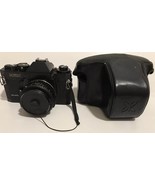 Sears KSX 35mm film SLR camera &amp; Cosina 50mm 1:2 lens Black Leather Case... - $100.85 CAD