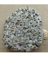 Natural Gray Color MINERAL Rough Stone Rock Netanya Beach Israel &amp; white... - £2.72 GBP