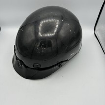 Harley-Davidson Half Helmet Black DOT Fiberglass Resin Motorcycle Small/Medium - £23.96 GBP