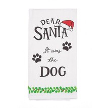 IZZY &amp; OLIVER &quot;Dear Santa~It Was The Dog&quot; 6006994 Kitchen Bar Tea Towel~... - £6.96 GBP