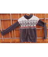 GAP-M-100% Wool-Snowflake-Gray-Cardigan-Buttons - $46.02 CAD