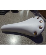 Rare - Soma Okami Bicycle Saddle White - Beautiful  - $102.15 CAD