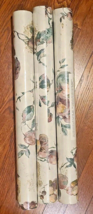 3 York Wallcoverings CAREY LIND Wallpaper Double Roll FRUIT Prepasted 56 Sq Ft  - £55.97 GBP