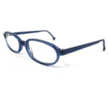 Vintage La Eyeworks Gafas Monturas JULIO 618 Azul Transparente Ovalado 5... - $69.55