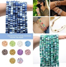 Polymer Clay Beads lot Spacer Jewelry Making Necklace Bracelet - €2,55 EUR