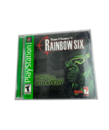Tom Clancy's Rainbow Six Sony Playstation One PS1 Video Game 1999 Complete - $7.79
