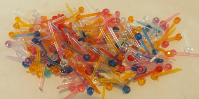 200 Multi Colored Small Pinlights Lights for Ceramic Christmas Trees - $3.75