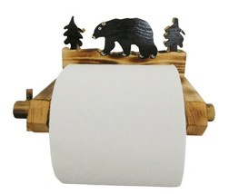 Bathroom toilet paper holder a Rustic home decor Unique wall mounted  - $15.99