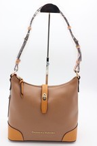 NWT Dooney &amp; Bourke Claremont Tan Brown Leather Hobo Shoulder Bag New - £142.28 GBP
