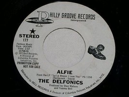 The Delfonics Alfie Promo 45 Rpm Record Vintage - £14.93 GBP
