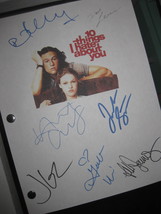 10 Things I Hate About You Signed Movie Film Script Screenplay X7 Autogr... - £15.94 GBP