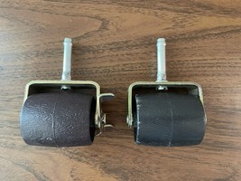 BED FRAME LOCKING WHEELS ROLLERS SET OF 2 - e673 - $8.91