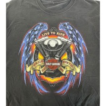 Harley Davidson T Shirt Live to Ride Thunderbird Albuquerque NM Black Si... - $28.90