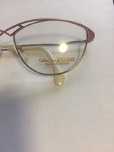 Vintage New German CL2000 Eyeglass Frames Pink &amp; Gold 50’s Glam Style - £24.03 GBP