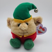 Vintage Puffkins Christmas Elf with Tag Plush 6&quot; *CLEAN* - £15.06 GBP