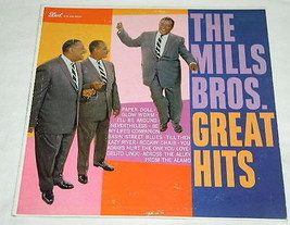 THE MILLS BROTHERS RECORD ALBUM VINTAGE 1958 GREATEST HITS - $24.99