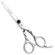 Washi black Lace ezpk shear 440c convex best professional hairdressing scissors - £156.74 GBP