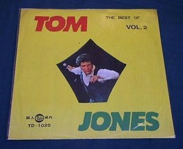 TOM JONES TAIWAN IMPORT RECORD ALBUM BEST OF VOL. 2 VINTAGE - $39.99