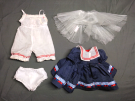 Terri Lee Girl Doll Clothing - Adorable Dress and Undergarments - Red/White/Blue - $27.49