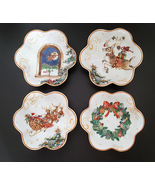 NEW Williams Sonoma Set of 4 Mixed Twas the Night Before Christmas Nut B... - £106.04 GBP