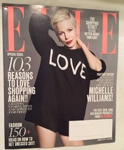 ELLE Magazine JANUARY 2017 New SHIP FREE Cover MICHELLE WILLIAMS - £23.18 GBP