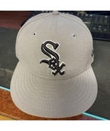 New Era 59FIFTY MLB Basic Grey Hat Chicago White Sox 7.5 (59.6cm) - £14.01 GBP